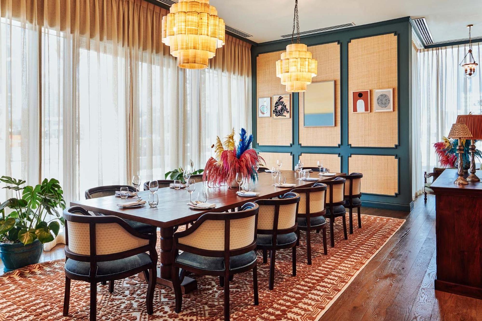 25Hours Hotel Dubai One Central Bagian luar foto The dining room at the 1930s house